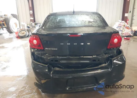 2013 Dodge Avenger Se из США, поврежденный, VIN 1C3CDZAB3DN623101